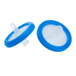 Quality Biological Inc Syringe Filter, PVDF, 0.45um, 30mm, 30/CS, Quantity: