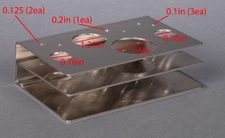 Poltex&trade;&nbsp;Stainless Steel Pap/Procedure Organizer