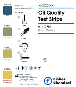 Fisher Chemical&nbsp;Oil Test Strips
