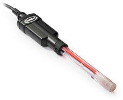 Hach Company Intellical™ PHC729 Laboratory Surface Measurements RedRod Refillable Glass pH Electrode, 1 m Cable