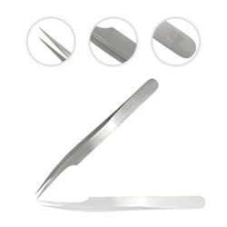 Surgical Design&trade;&nbsp;Precision Tweezers With Offset Fine Tips