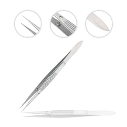 Surgical Design&trade;&nbsp;Straight Medium Point Forceps With Guide Pin