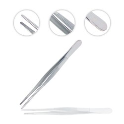 Surgical Design Straight Broad Strong-Tip General Application Forceps 6 in. | Buy Online | Surgical Design&trade; | Fisher Scientific
