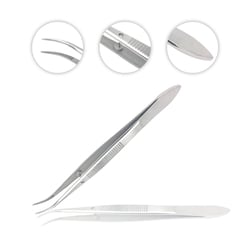 Surgical Design&trade;&nbsp;Curved Medium Point General Purpose Forceps