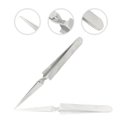 Surgical Design&trade;&nbsp;Straight Very Fine Point Reverse Action Forceps
