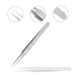 Surgical Design&trade;&nbsp;High Precision Straight Tapered Fine Point Tweezers/Forceps
