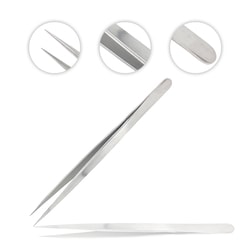 Surgical Design&trade;&nbsp;High Precision Straight Slender Fine Point Tweezers/Forceps