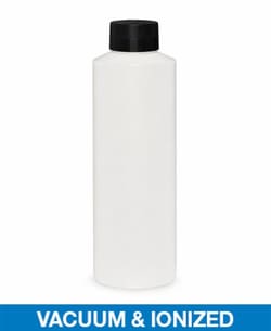 Qorpak Natural HDPE Commercial Cylinder Bottles With Black Phenolic PolyCone Caps 480 mL | Buy Online | Qorpak&trade; | Fisher Scientific