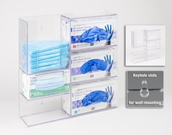 Poltex PPE Station 2 - Gown, Wall Mount