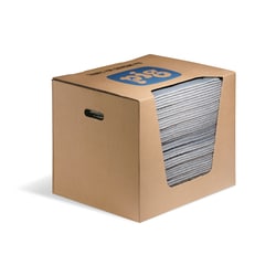 Pig Blue™ Absorbent Mat Pad in Dispenser Box