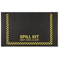 New Pig&nbsp;PIG Spill Station Safety Message Grippy Floor Mat