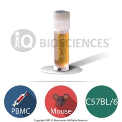 iQ Biosciences C57BL/6 Mouse PBMCs, 5M cells/vial, Quantity: Each of 1