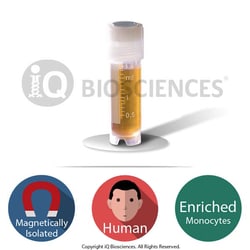 iQ Biosciences Purified Human Monocytes, 10M cells/vial, Quantity: Each