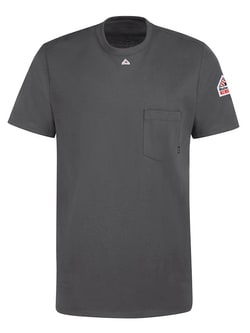 Bulwark™ Men's Lightweight Charcoal Flame Resistant T-Shirt