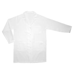 CritiCore Protective Wear Poly / Cotton Lab Coat in White