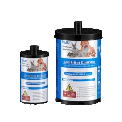 RWD LIFE SCIENCE INC 6-Pack Anesthesia Gas Filter Canisters - High-Efficiency Isoflurane Gas Adsorber, Adsorbs Up to 240g