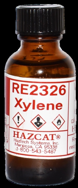 Haztech Systems, Inc RE2326 Xylene Hazcat Reagent - 1oz amber glass bottle