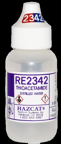 Haztech Systems, Inc RE2342 Thioacetamide Hazcat Reagent - 1oz Dropper