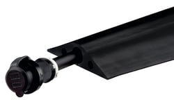 Checkers Single Channel Rubber Duct Cable Protector