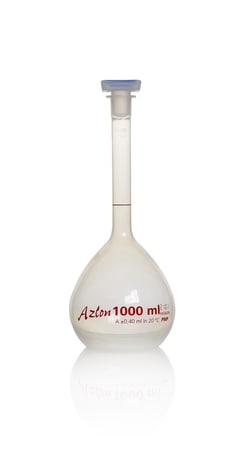 Azlon Class A PMP Volumetric Flask 1000 mL | Buy Online | Azlon | Fisher Scientific