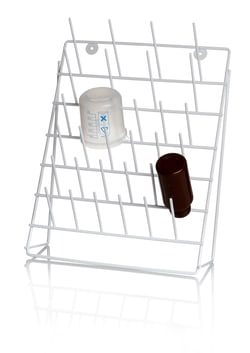 Azlon Polyamide Epoxy Coated Steel Draining Rack Rack with Integral Free Standing Support | Buy Online | Azlon | Fisher Scientific