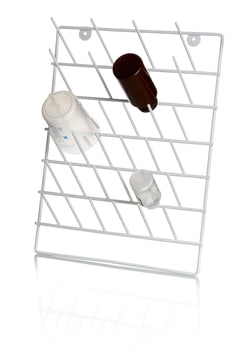 Azlon Polyamide Epoxy Coated Steel Draining Rack Wall Mounted | Buy Online | Azlon | Fisher Scientific