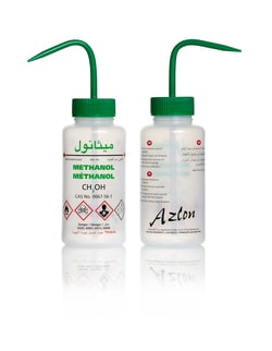 Azlon Multi-lingual Safety Venting Wash Bottle 500 mL | Buy Online | Azlon | Fisher Scientific