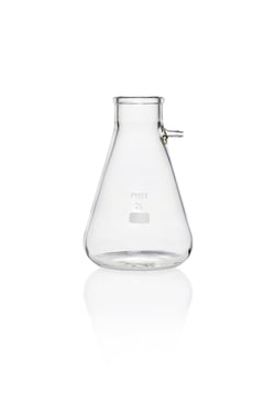 Pyrex&trade; Borosilicate Glass Vacuum Filter Flask with Side Arm