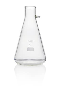 Beuta da vuoto in vetro borosilicato con uscita laterale Pyrex&trade;