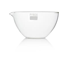 Pyrex Borosilicate Glass Flat Bottom Evaporating Dishes 600 mL | Buy Online | Pyrex | Fisher Scientific