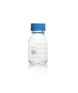 Pyrex Borosilicate Glass Reagent Bottles with Polypropylene Cap and Pouring Ring 250 mL | Buy Online | Pyrex | Fisher Scientific