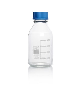 Pyrex Reagenzienflaschen aus Borosilikatglas mit Polypropylenverschluss und Ausgießring 500 ml | Buy Online | Pyrex | Fisher Scientific