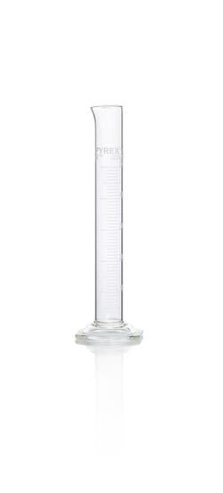 Pyrex Glass Cylinder with White Gradations 50 mL | Buy Online | Pyrex | Fisher Scientific