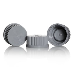 Tapones de rosca de polipropileno Pyrex&trade; para frascos para medios de cultivo de laboratorio