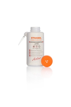 Frasco lavador integral redondo plurilingüe Azlon&trade;