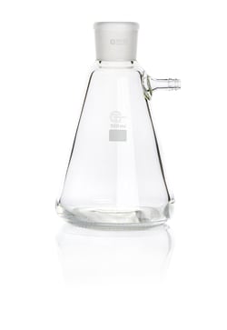 Quickfit Borosilicate Glass Vacuum Filter Flask with Side Arm And Ground Socket 500 mL | Buy Online | Quickfit | Fisher Scientific