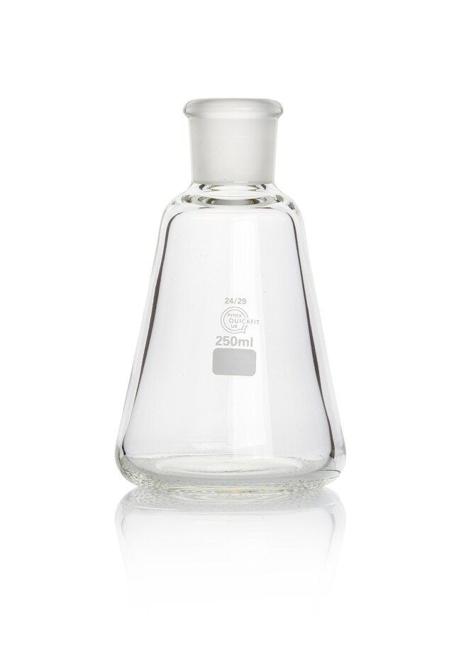 thumbnail image 2 of 1 Liter Distillation Flask With Thermometer Holder - Borosilicate Glass, 29/32 Ground Joint 2 of 6