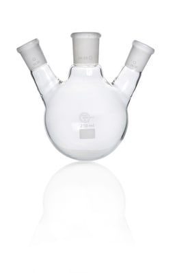 Quickfit Three-Neck Round-Bottom Glass Flask 250 mL | Buy Online | Quickfit | Fisher Scientific