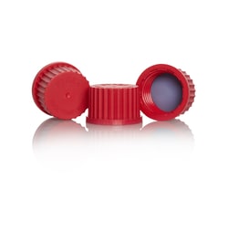 Pyrex Thermoplastic Polyester Screw Caps with PTFE-Faced Liner 32 mm | Buy Online | Pyrex&trade; | Fisher Scientific