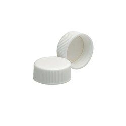 DWK Life Sciences Bouchons à vis en polypropylène blanc Wheaton pour bouteilles
