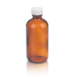 DWK Life Sciences Wheaton Boston Round Bottle, Safety Coated, Amber, 250mL PTFE/Polyethylene | Buy Online | DWK Life Sciences | Fisher Scientific