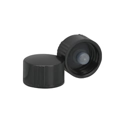 DWK Life Sciences Wheaton™ 38-400 Black Phenolic Cap, PE Cone Liner