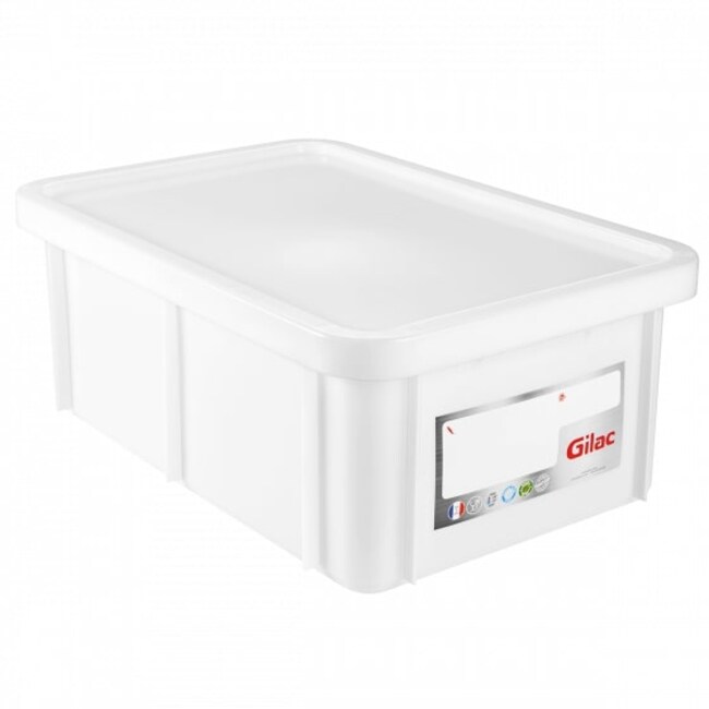 Bac Rectangulaire Alimentaire HACCP 55 L Rouge + Couvercle - Empilable, Lavable, Pour Stockage Professionnel
