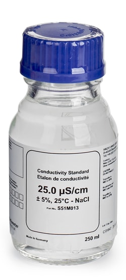 Hach Company Certified Conductivity Standard Solution, 25 μS/cm, NaCl 25,