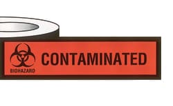 Electron Microscopy Sciences&nbsp;Specialty Warning Label Contaminated, Model SBH-48c, 2 x 6