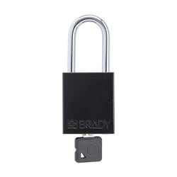 Brady&trade;&nbsp;Velocity Alum Padlock 1.5 in. Stl Shkl KA 3/Pk.