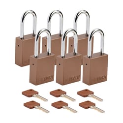 Brady&trade;&nbsp;Velocity&trade; Aluminum Lockout Padlocks, Keyed Alike