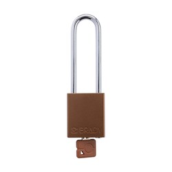 Brady Velocity Alum Padlock 3 in. Stl Shkl KA 3/Pk. Purple | Buy Online | Brady&trade; | Fisher Scientific