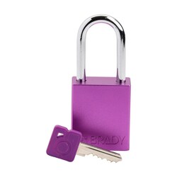 Brady&trade;&nbsp;Velocity&trade; Aluminum Lockout Padlocks, Keyed Different
