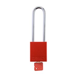 Brady Velocity Alum Padlock 3 in. Stl Shkl KA 3/Pk. Purple | Buy Online | Brady&trade; | Fisher Scientific